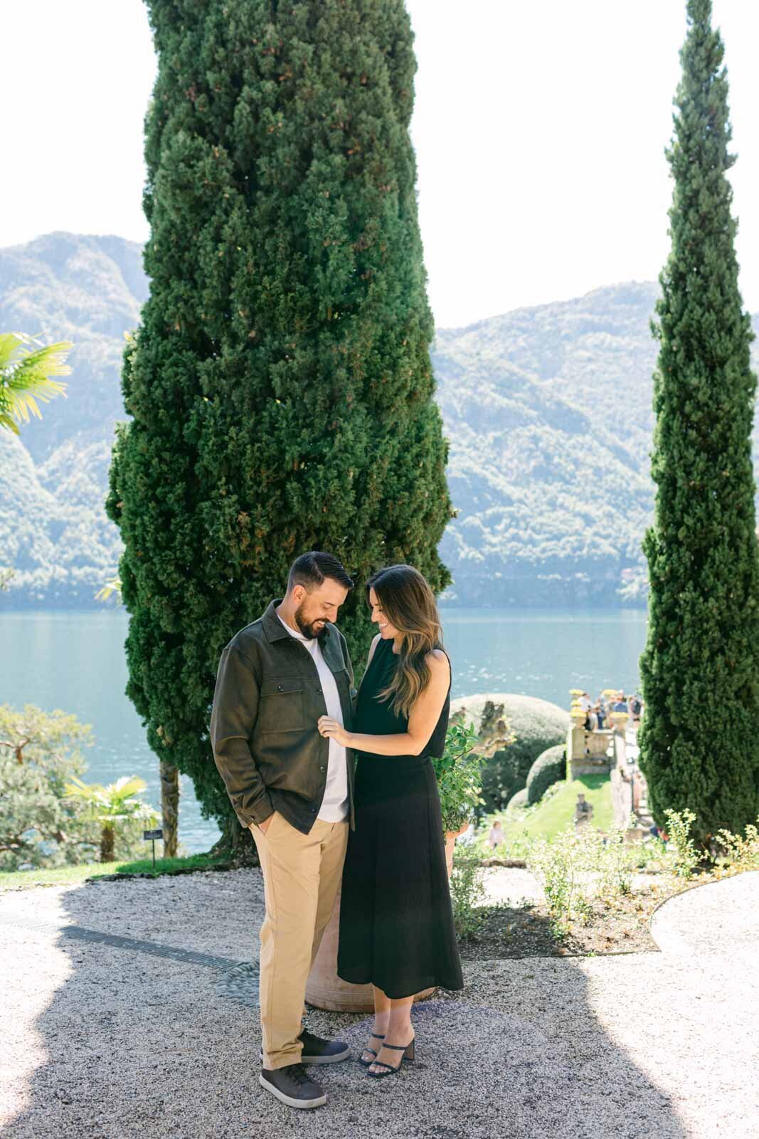 Troy and Joey engagement session at Lake Como