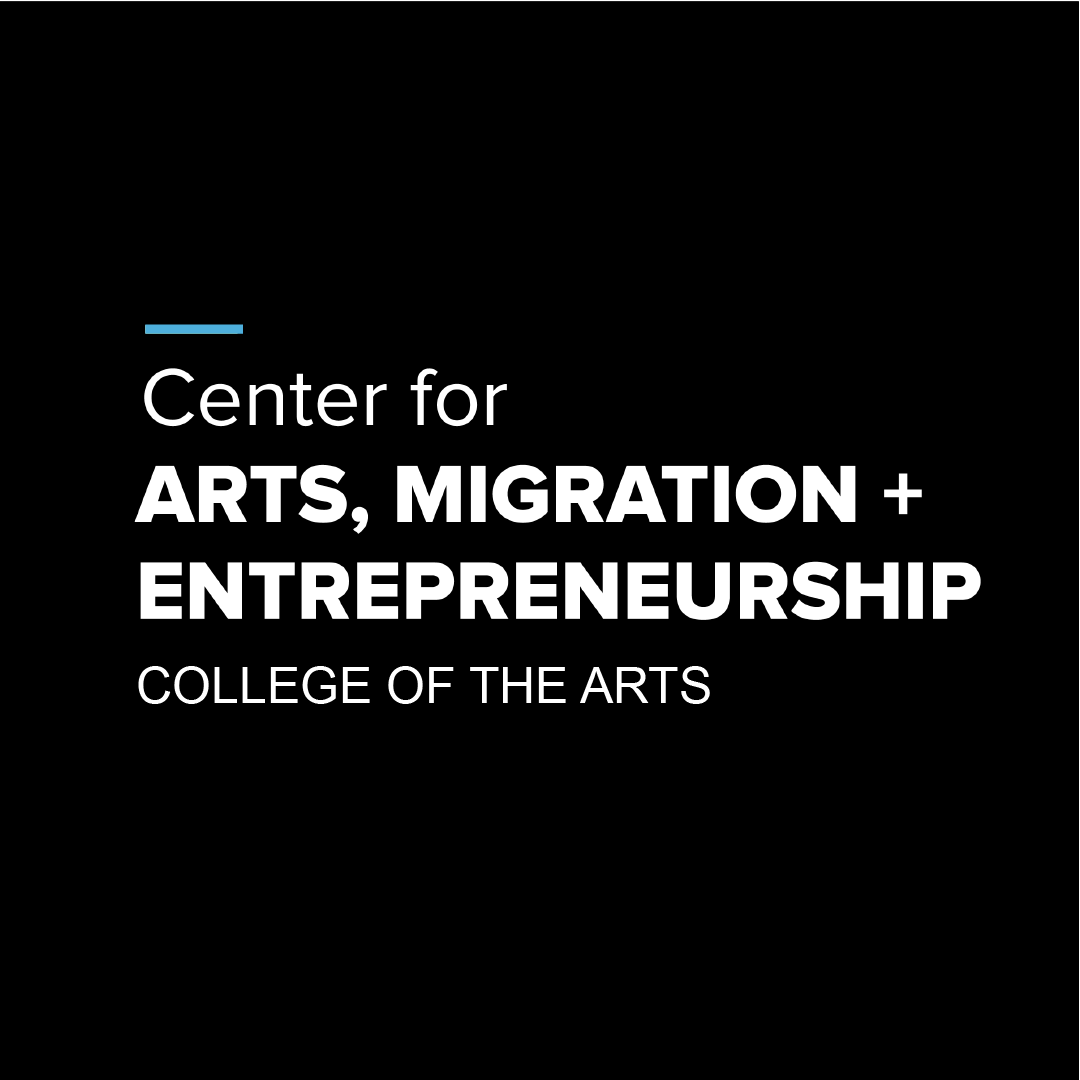 center logo with black background
