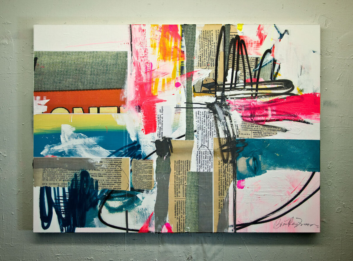 Brent Ray Fraser Abstact Artwork For Fifth Seasin Exhibition 02