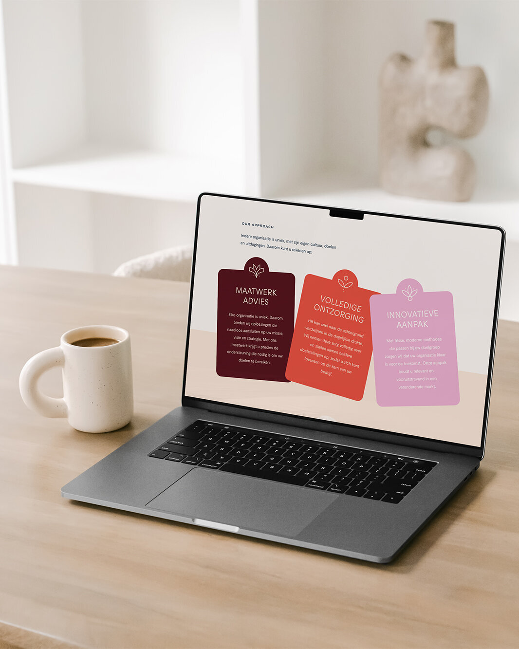 Webdesign voor MEHR – moderne HR-dienstverlening visueel vertaald