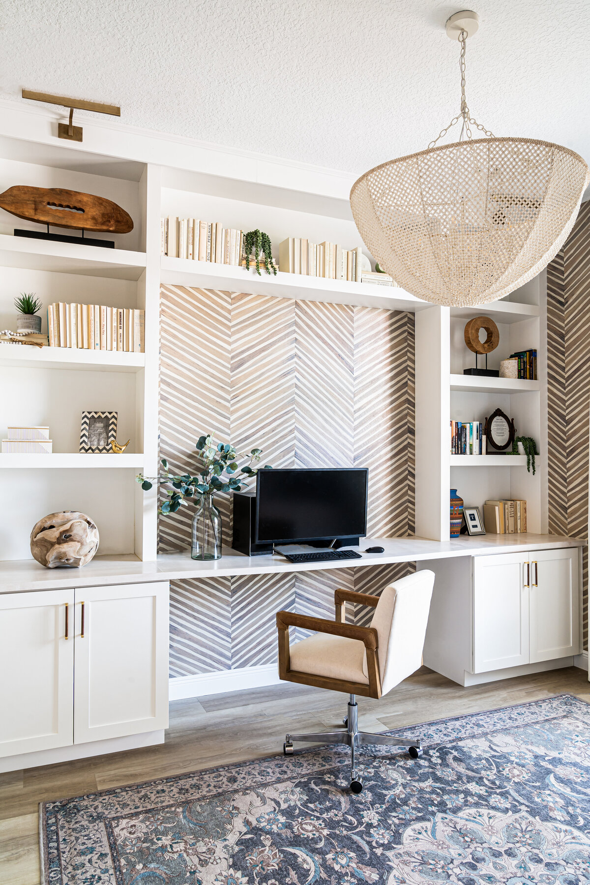 coastal home office design Island Home Interiors Lake Nona