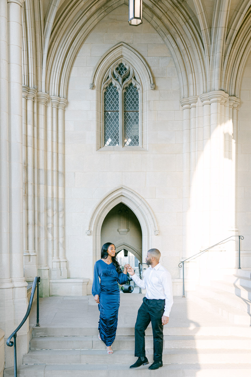 Engagement Session at the National Cathedral by Get Ready Photo-34