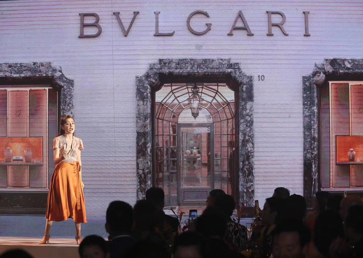 Bvlgari runway