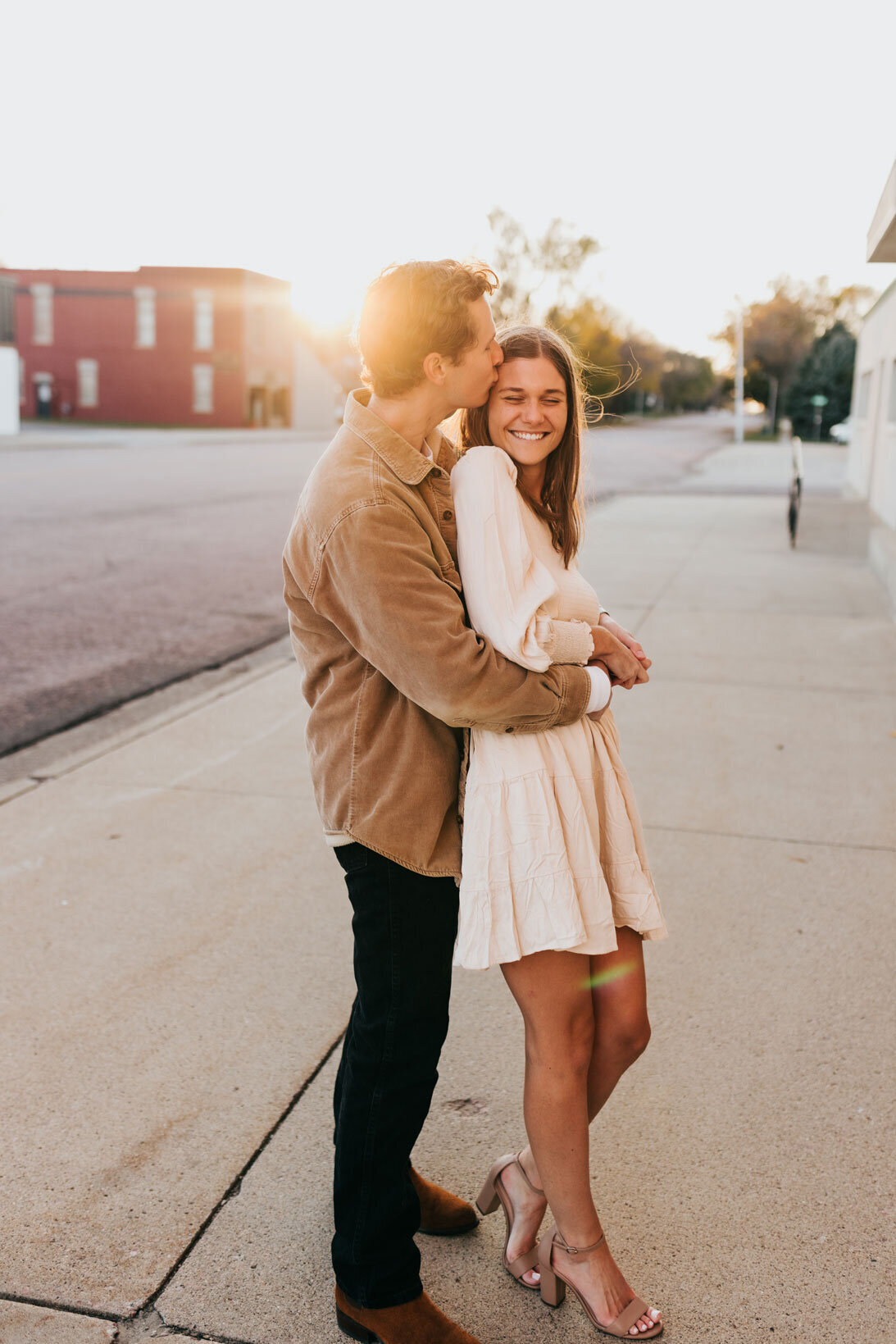 small-town-engagement-photo