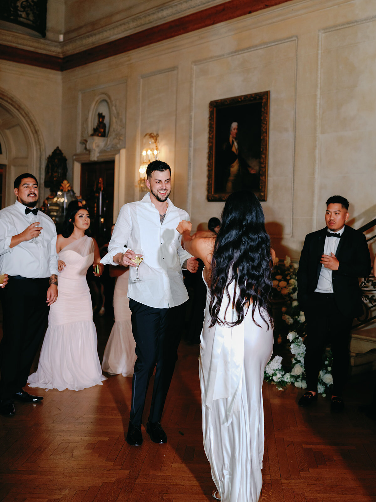 Wedding reception at Larz Anderson House  Wedding