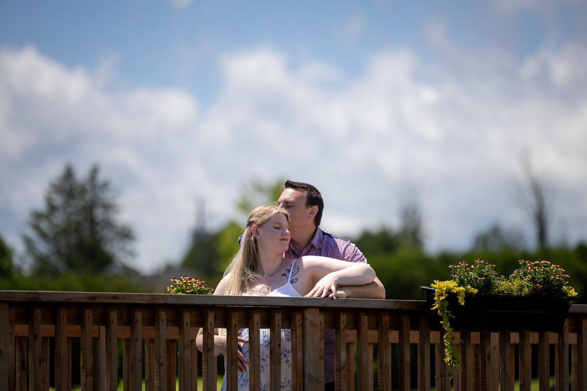Photo de couple et maternité Bleu Lavande Magog