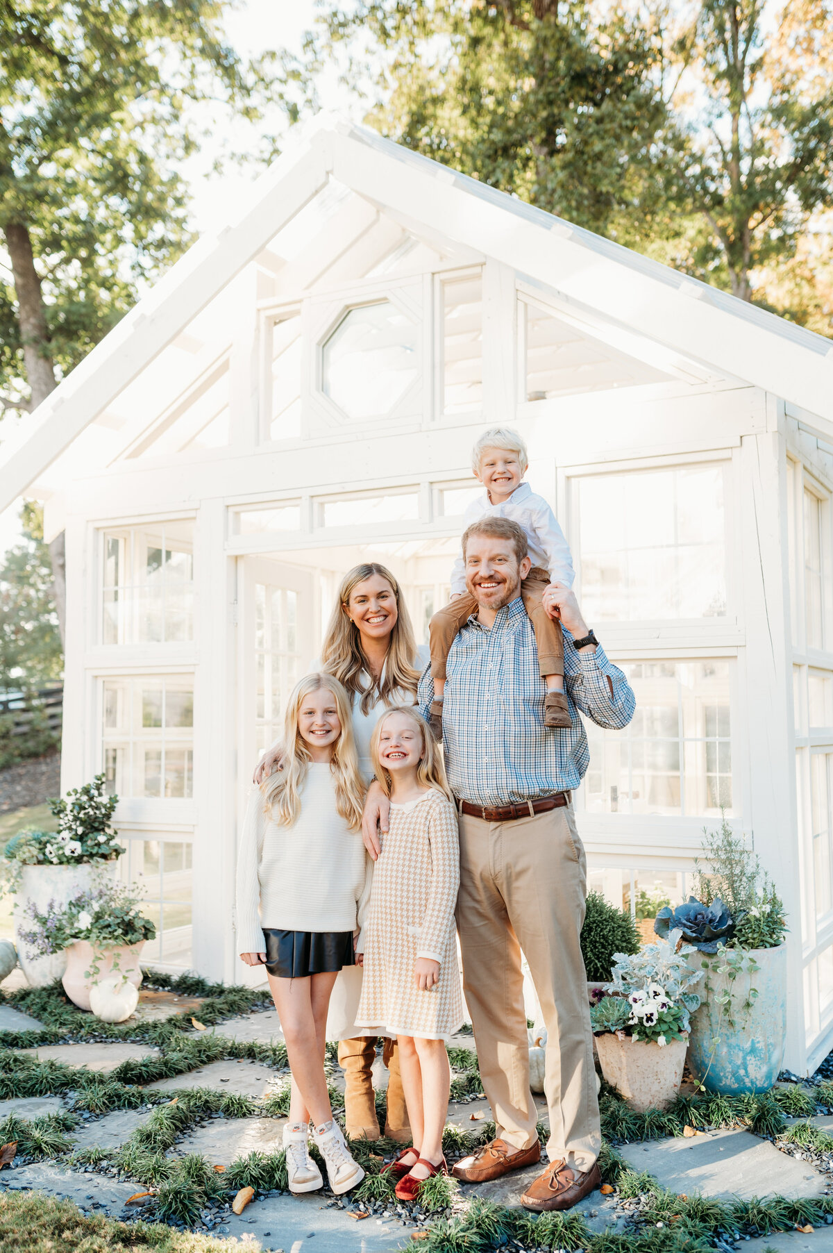Family Session in the Greenhouse Atlanta