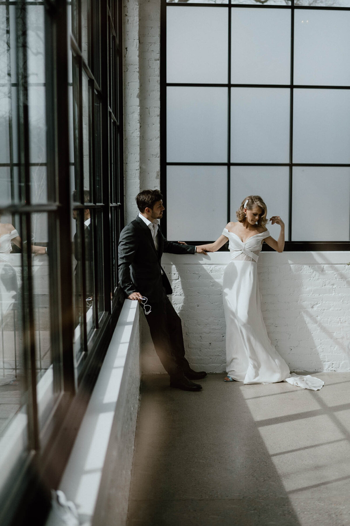 Intimate modern wedding The Whim MInneapolis MN