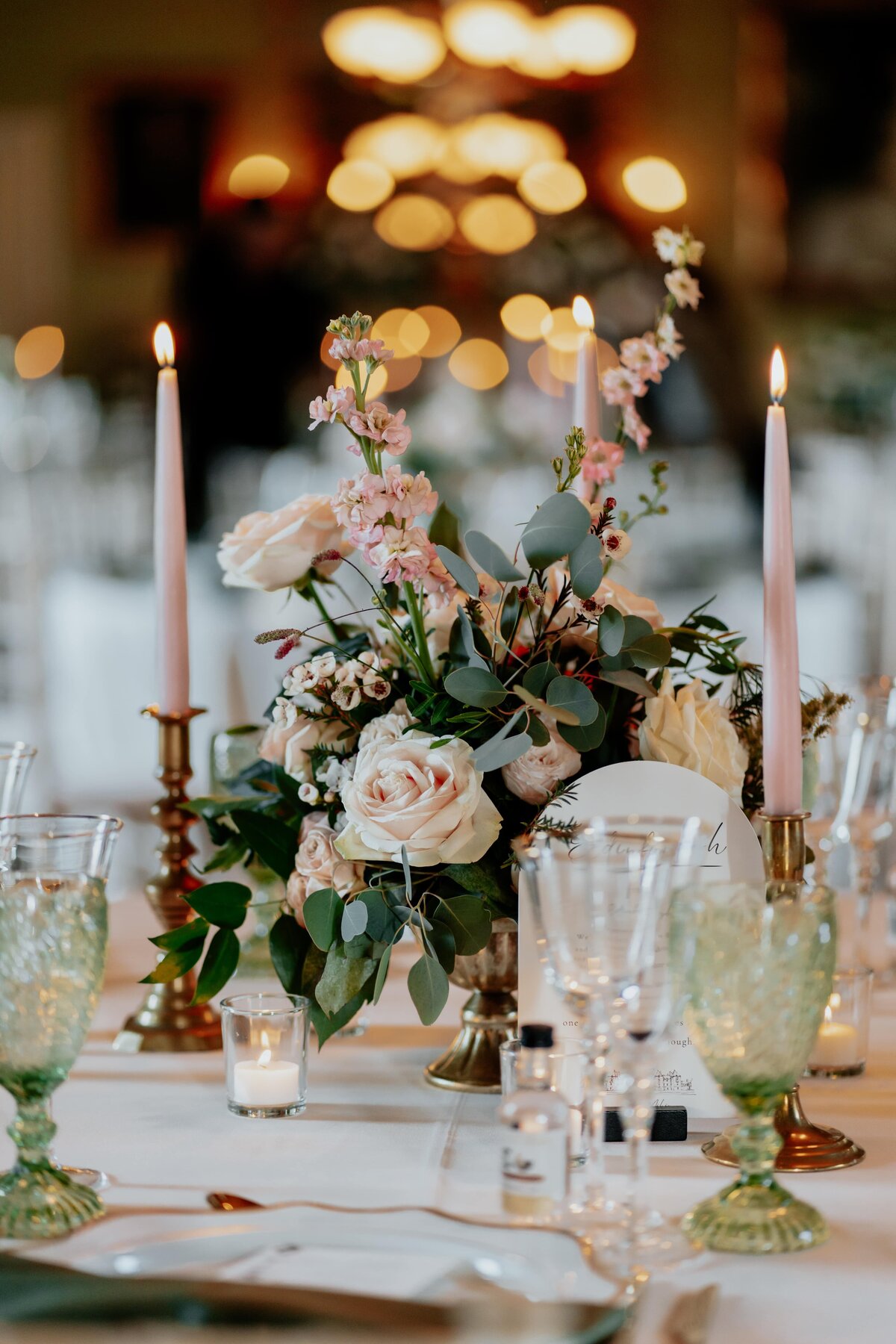 luxury wedding floral details
