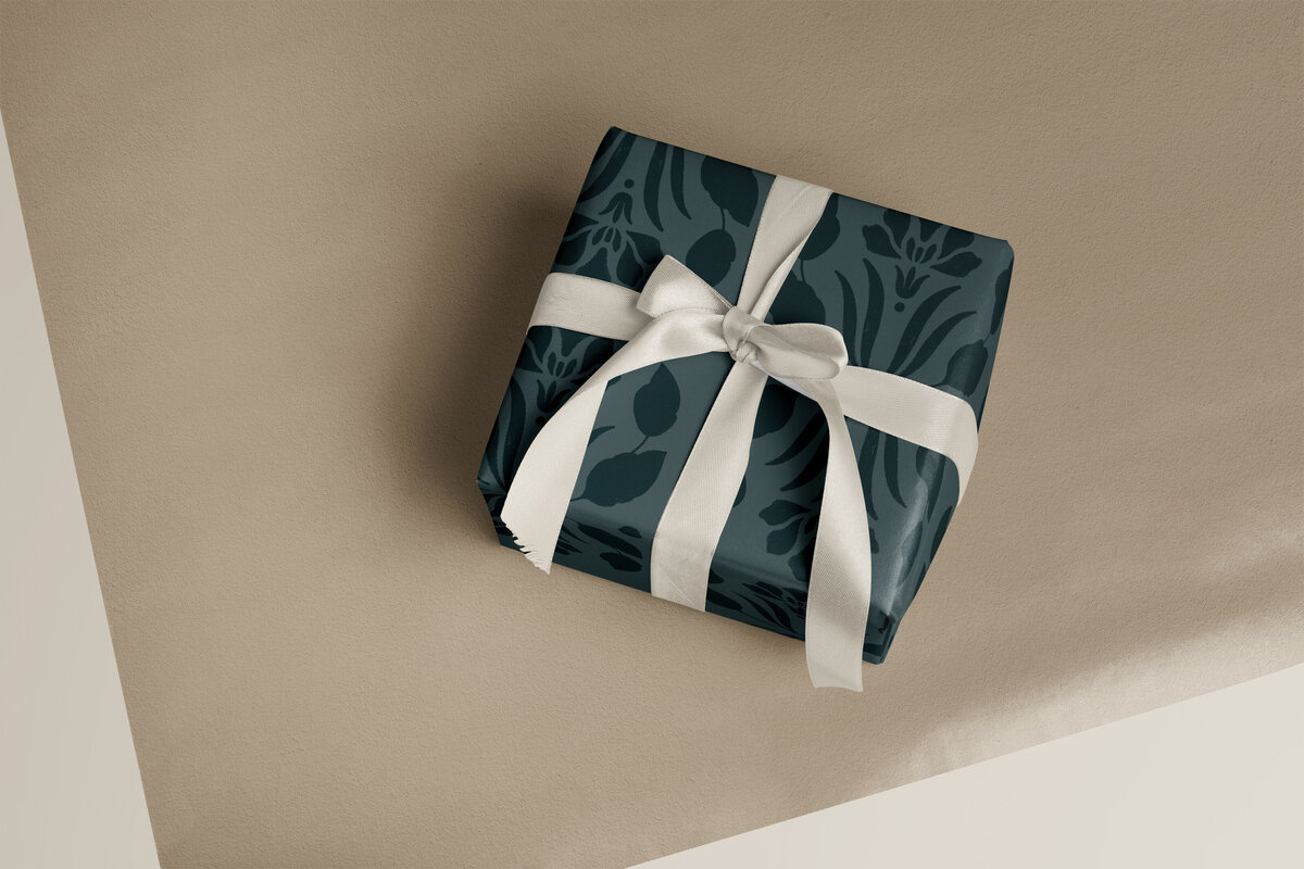 Wrapping Paper Mockup - Gift Box - Cultivar - Midnight