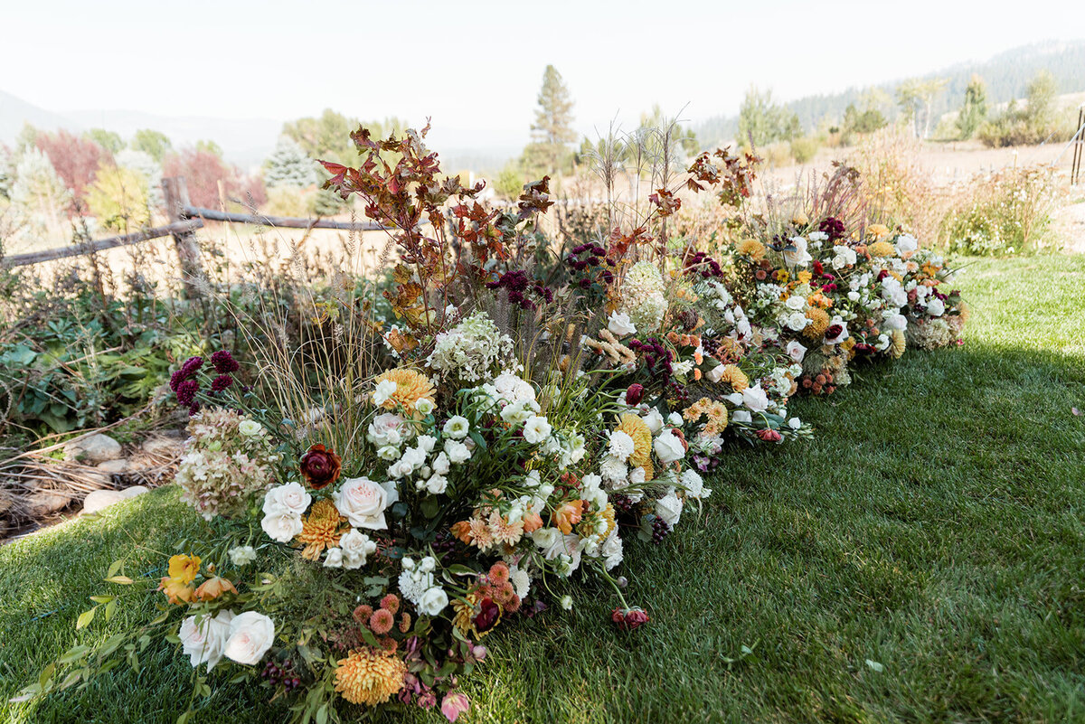 Wedding flowers at a Boise Wedding.