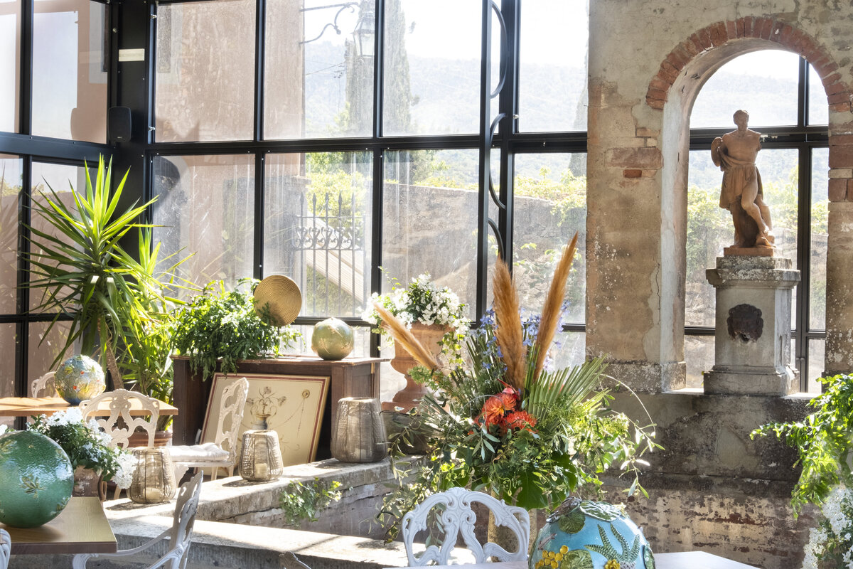 Waterstone - Il Falconiere - Cortona - Luxury Boutique Hotel - Fountain in the Orangerie