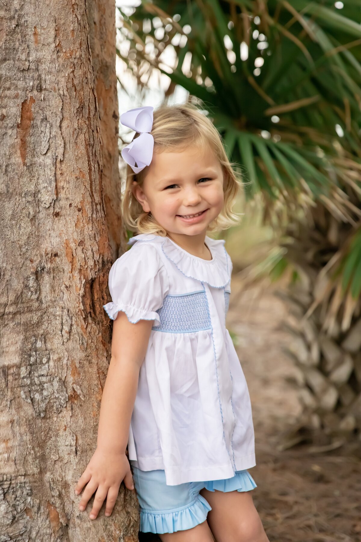 Portrait of little girl on Anna Maria Island by Love and Style Photography