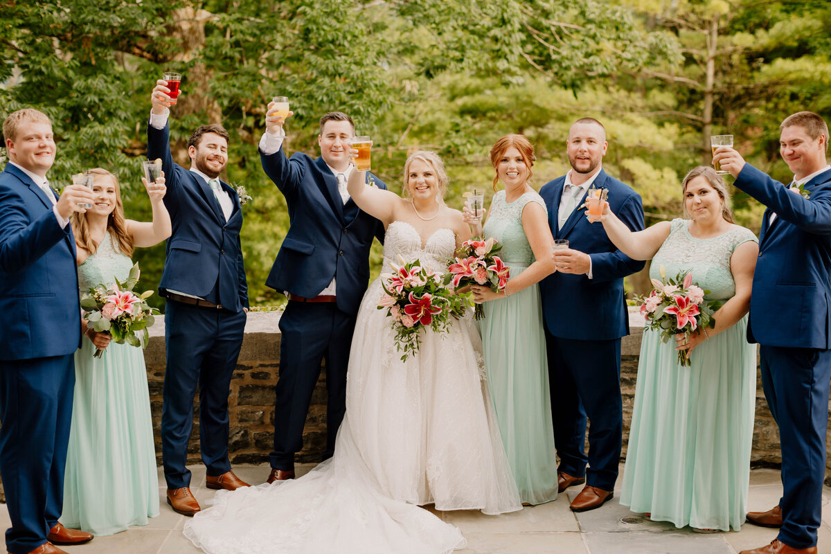 Bridal Party, Wedding Photographer, Otesag Cooperstown NY