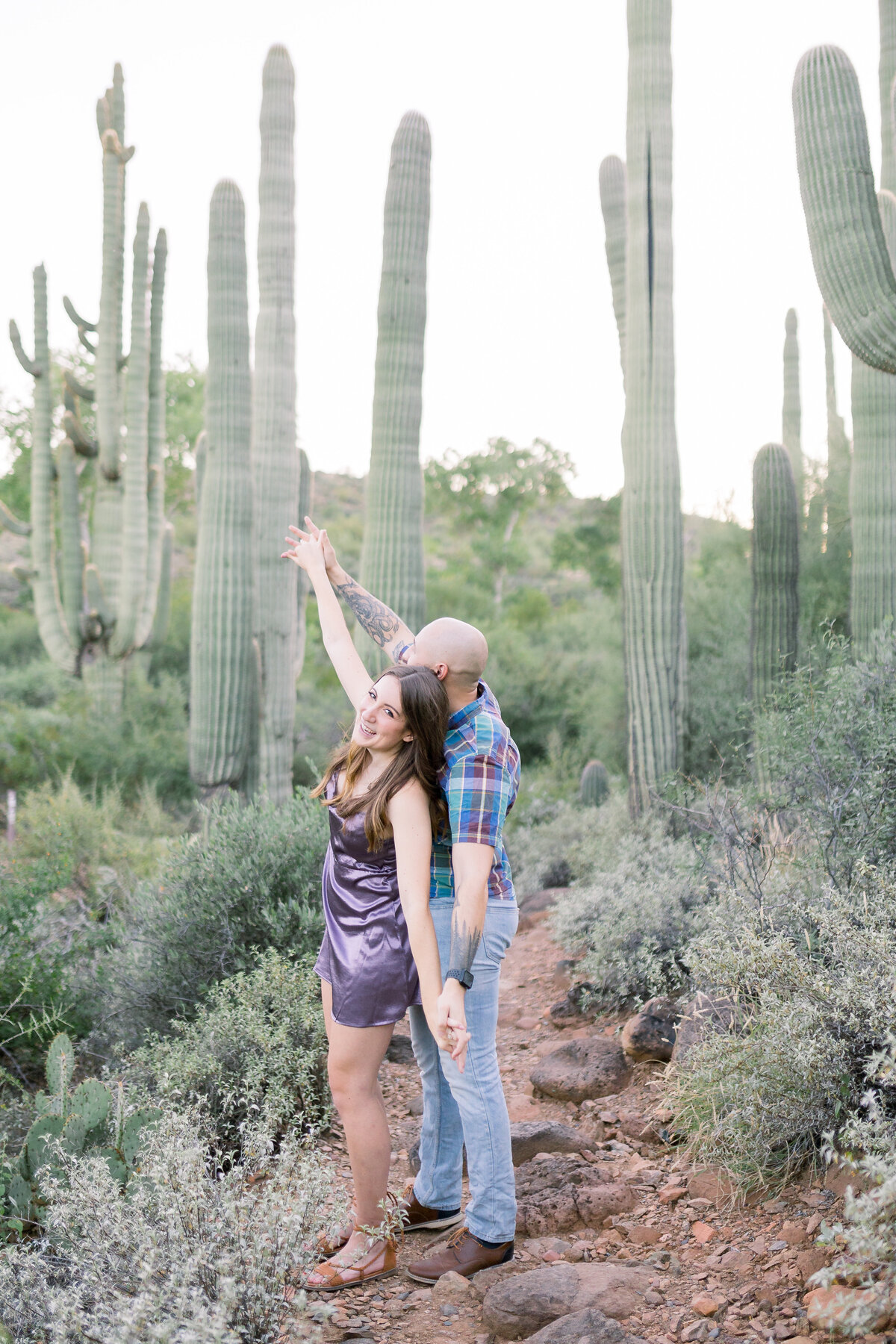 couple by cactus