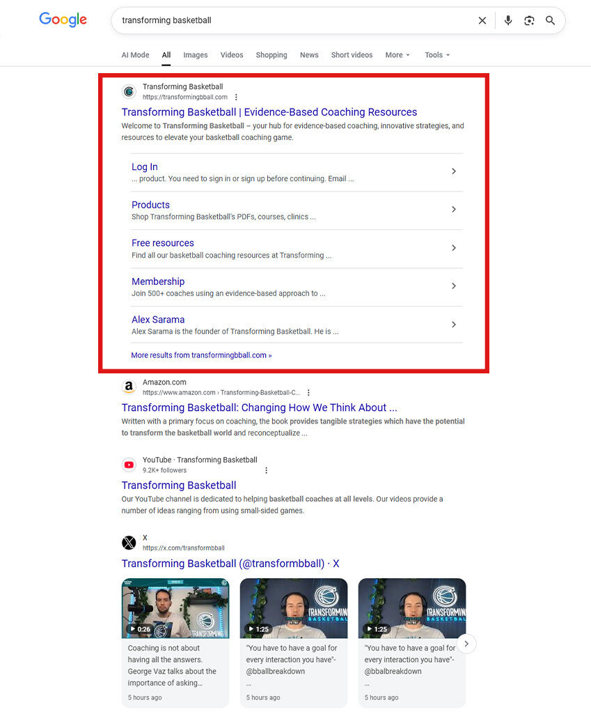 Transforming Basketball SEO