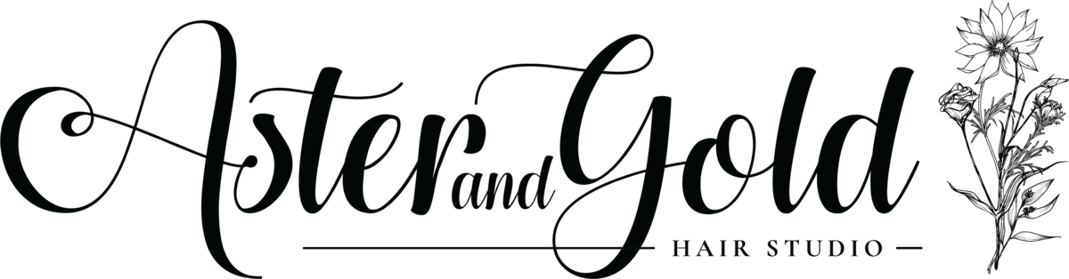 aster and gold logo BLACK