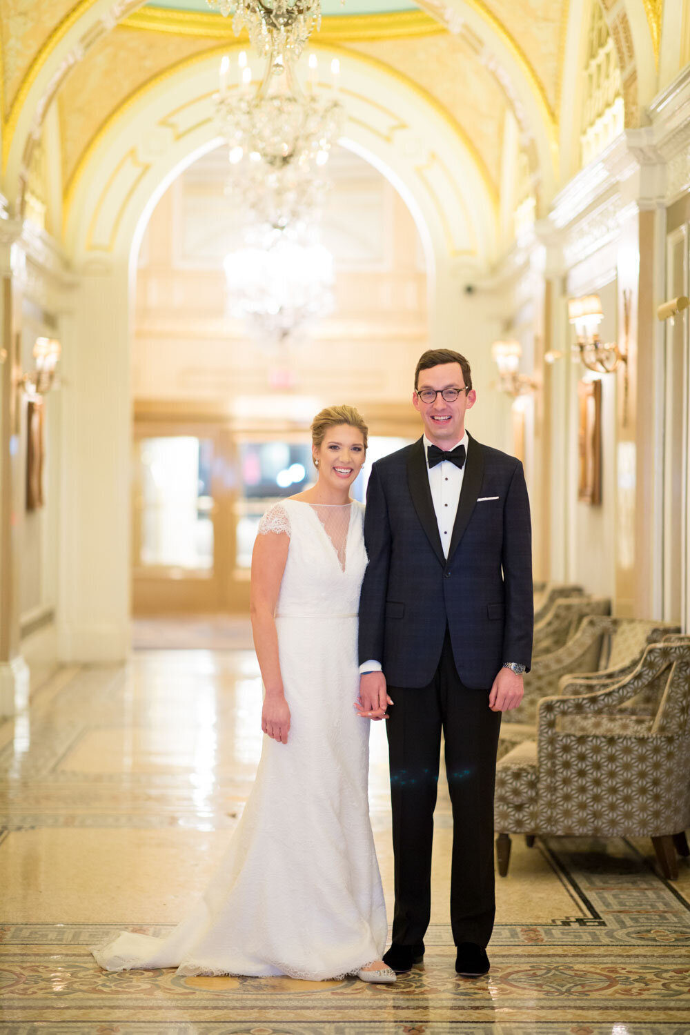 Boston public library wedding photography