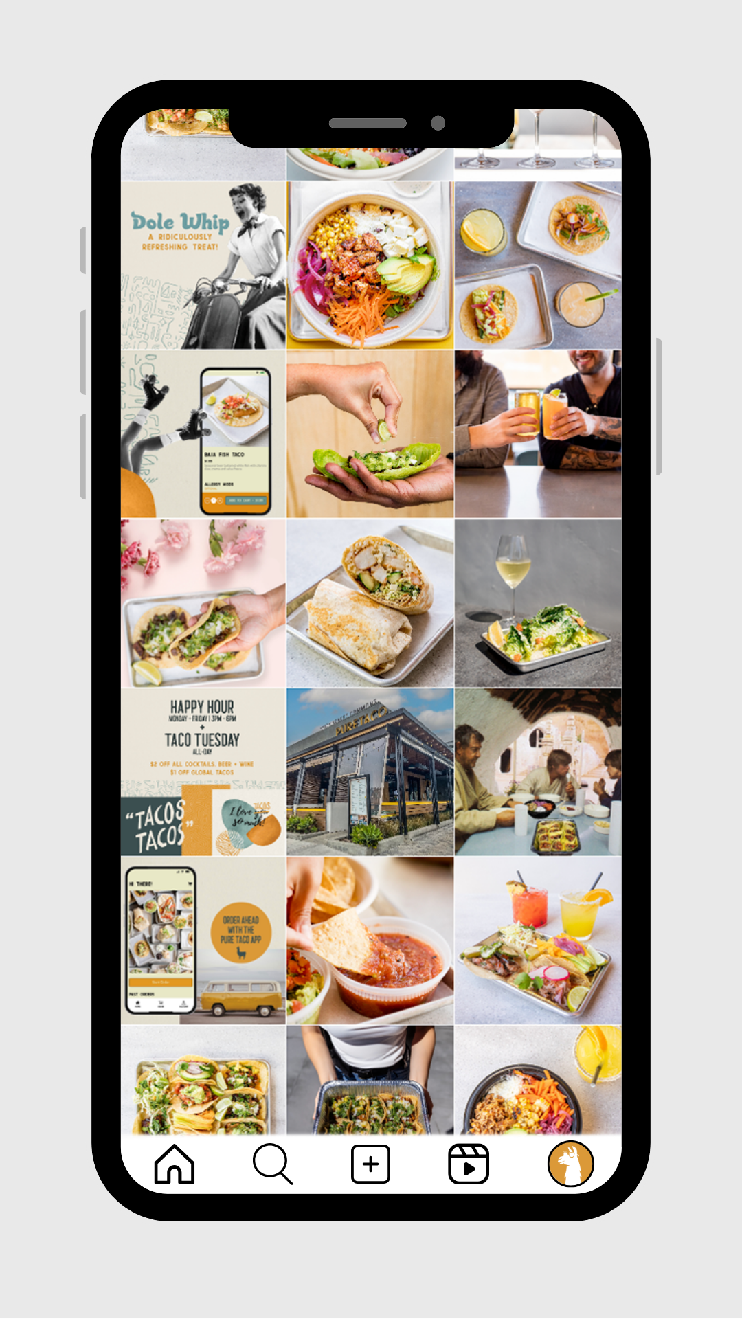 social media management for restaurants