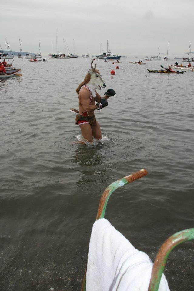 Brent Ray Fraser Mr Deer Polar Bear Swim English Bay 2011_23