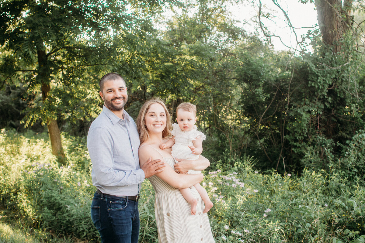 Family portrait in Lemont, IL, by Moments by Meli