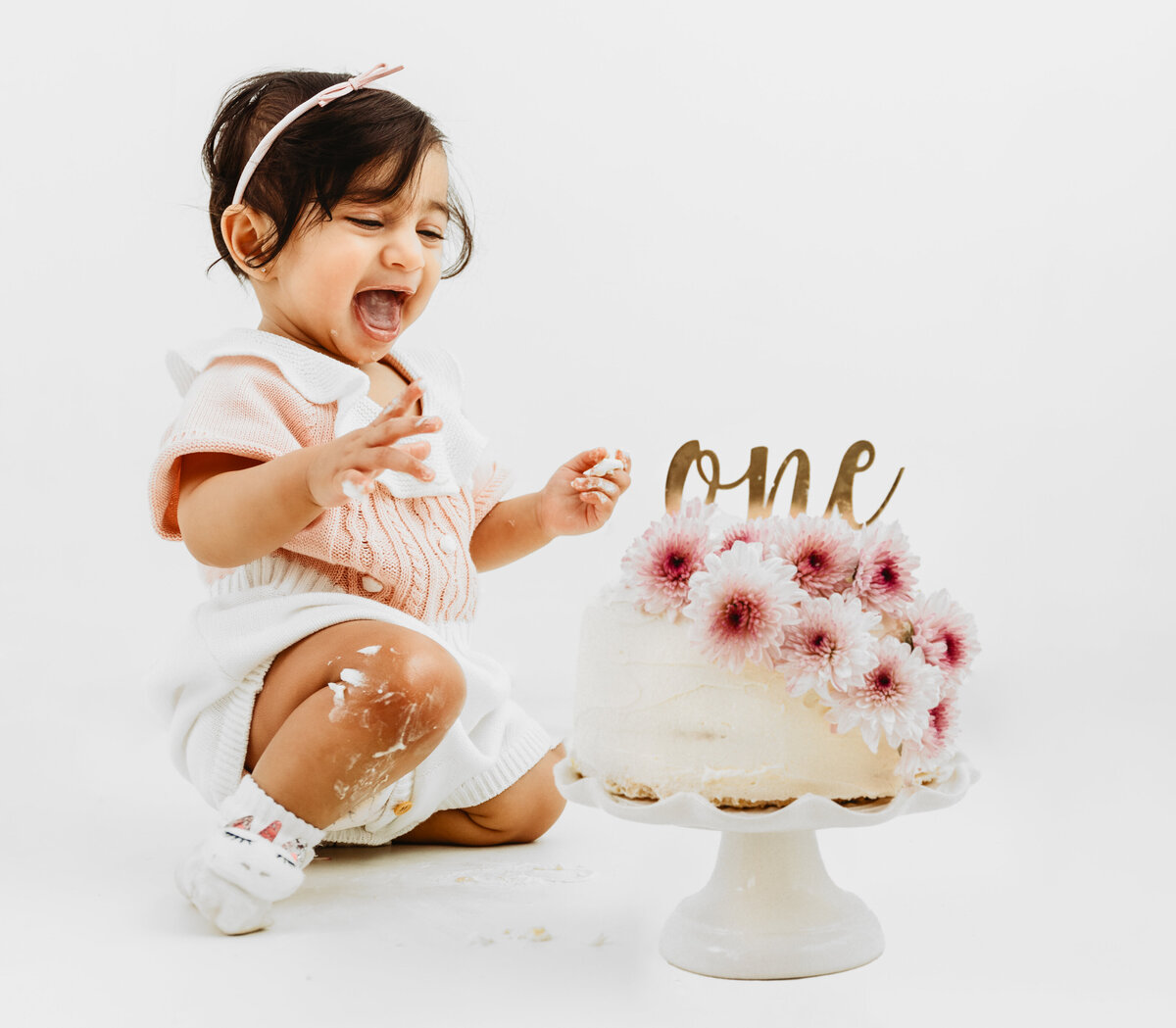 baby first birthday cake smash