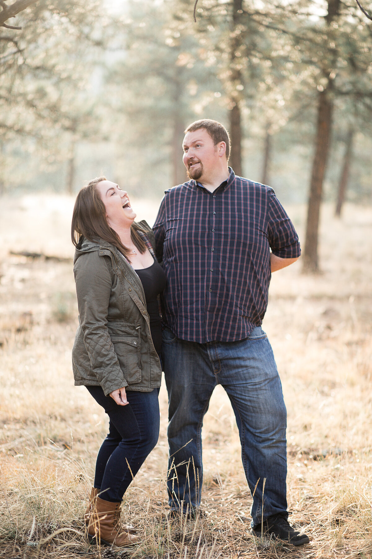 Love birds making each other laugh