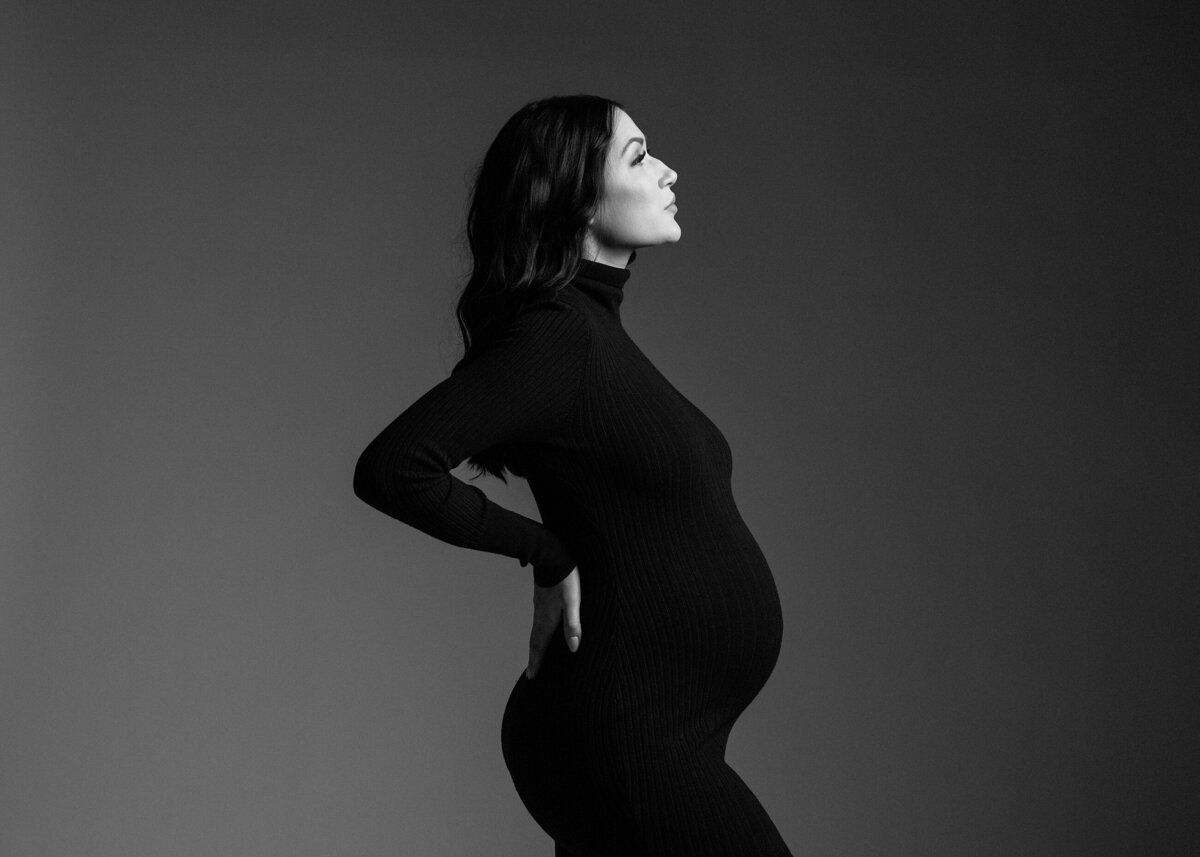 Maternity All Black Outfit