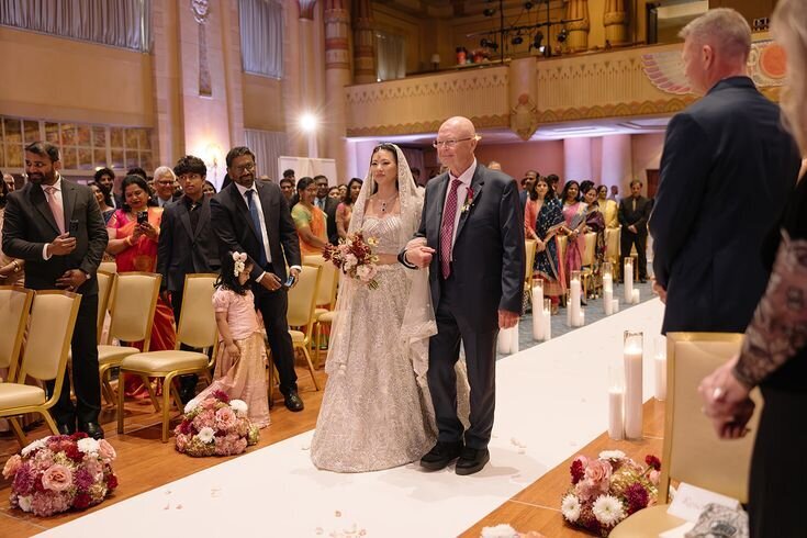 Mary Beth & Tarun _ Fox Theatre - Rêver Weddings - Araiza Florals (15)