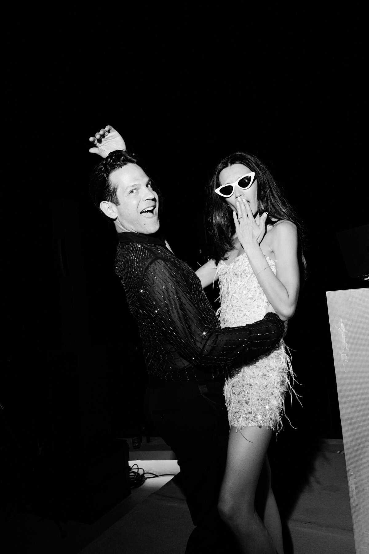 Guests partying at luxury wedding French Riviera