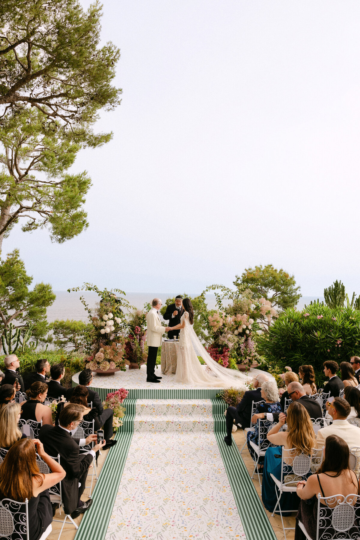 Luxurious Wedding Ceremony  at le Grand Hotel du Cap Ferrat, A Four Seasons Hotel , French Riviera