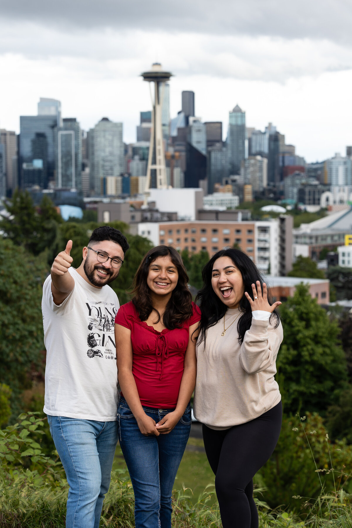 engagement and Surprise Seattle wedding photography Seattle Arboretum - 5