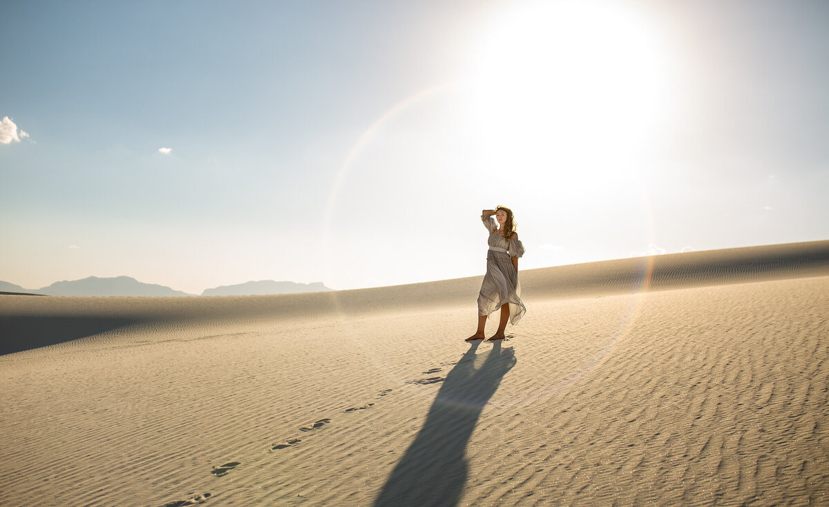 White sands state park senior pictures