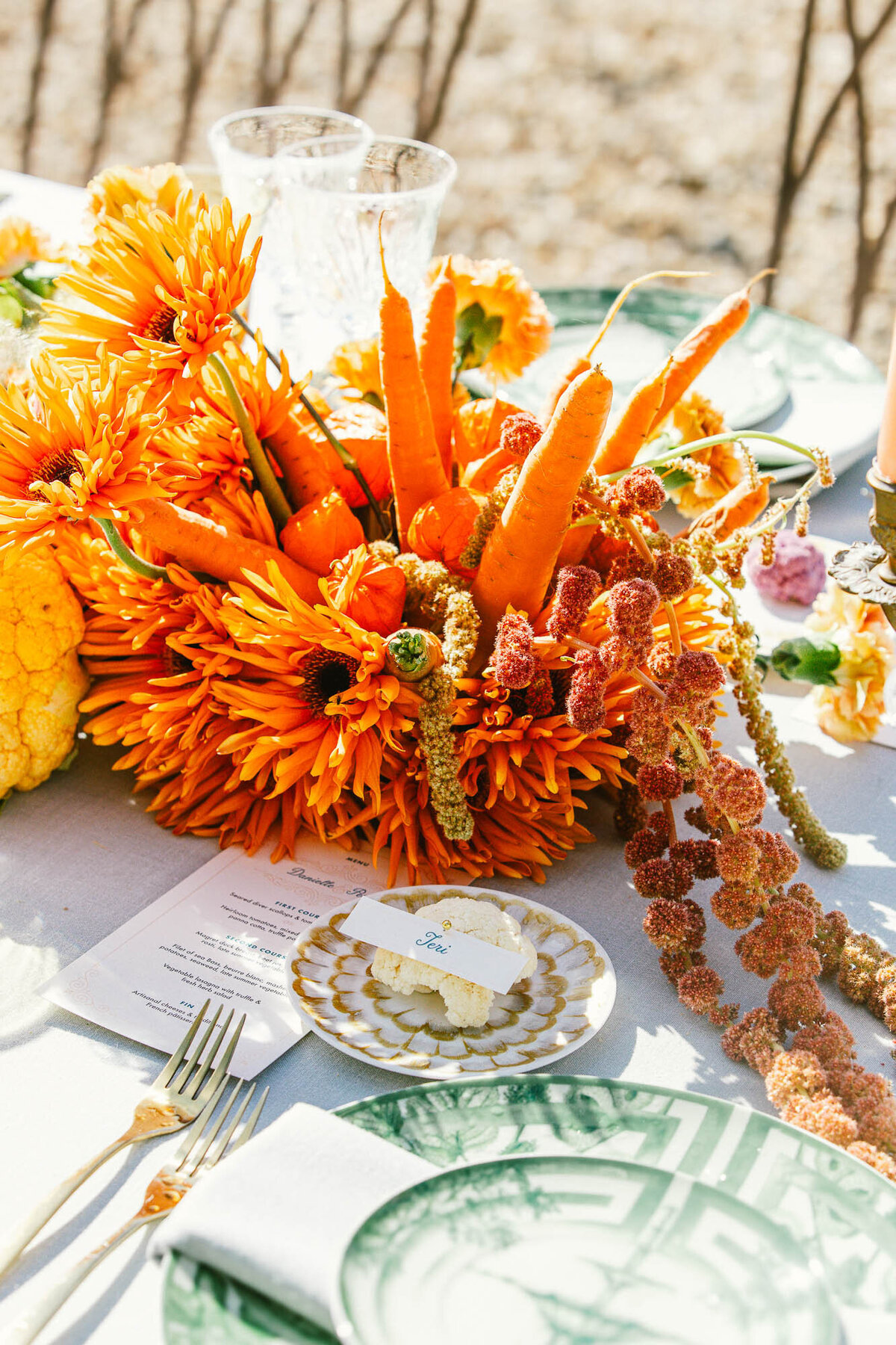Wedding_Château _Champlâtreux_florist_trend _2025_vegetables_flowers_Capucineatelierfloral215