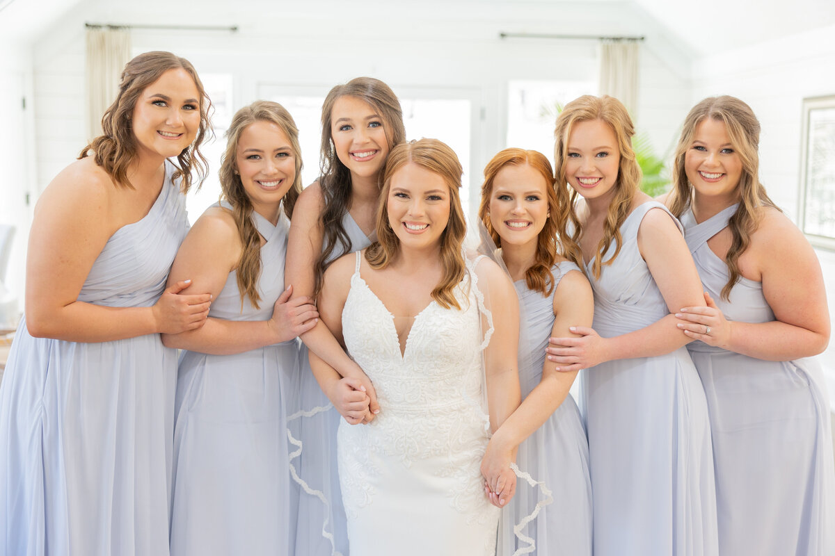 Addison & Blayze First Look with Bridesmaids 0054
