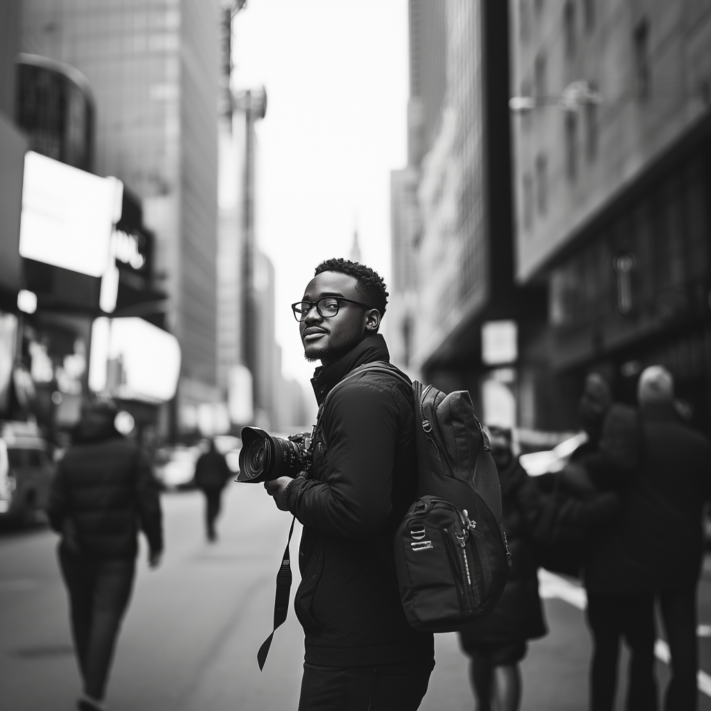 kdurski_86694_a_black_and_white_photo_of_a_young_stylish_black__4cc28463-4dd3-449d-83d6-aa1f02e8cf39