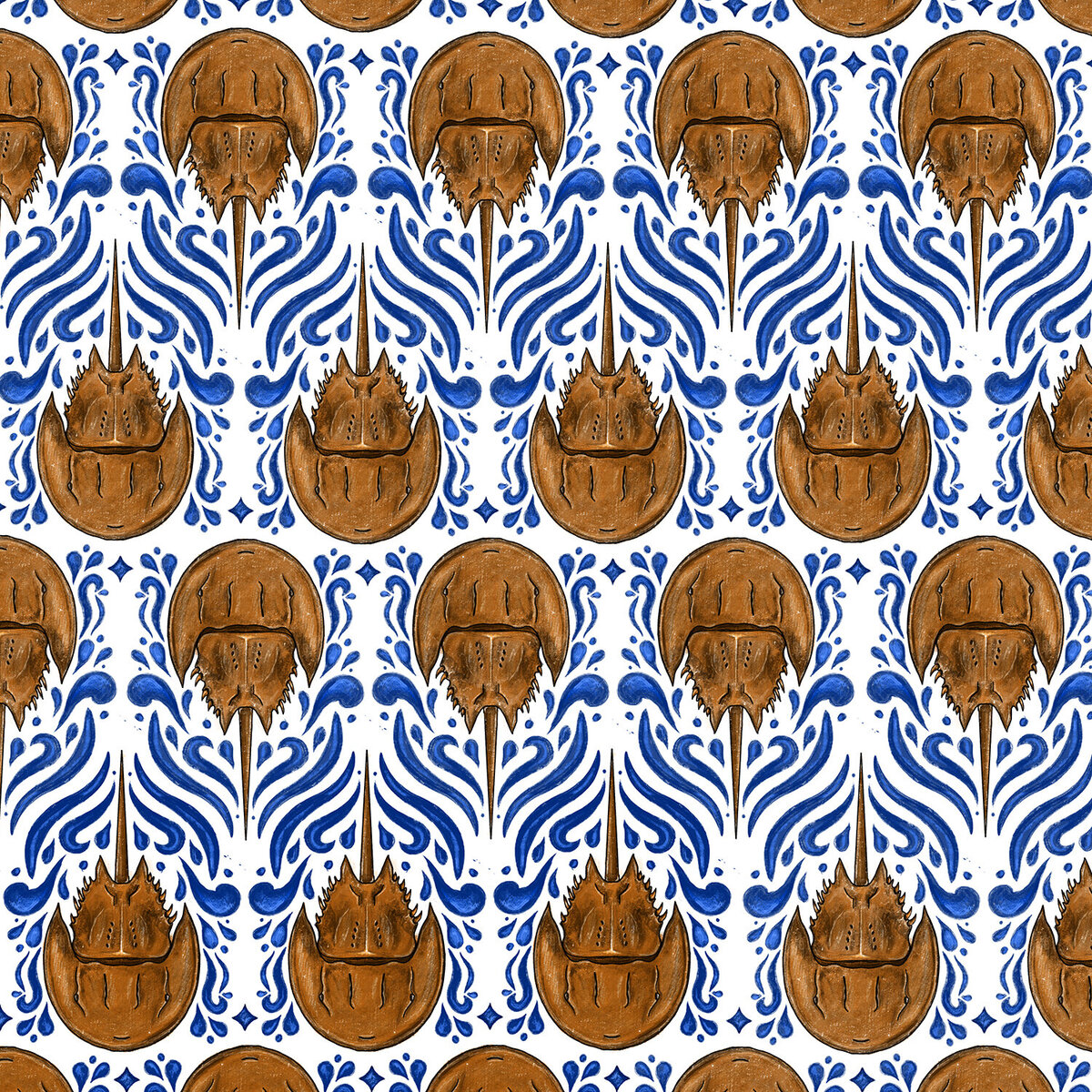 Horseshoe Crab Pattern small