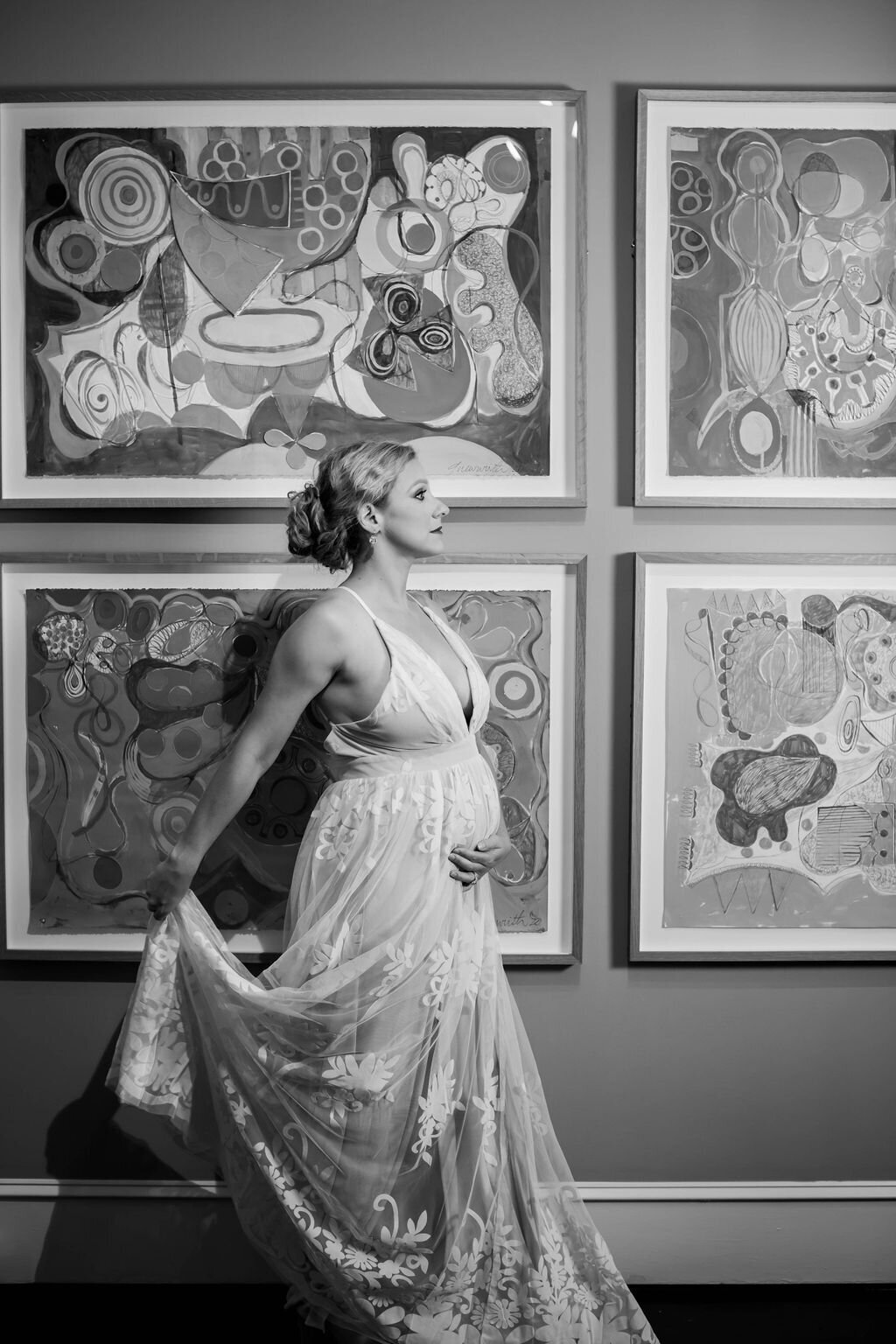 Elegant North Carolina Maternity Photographer