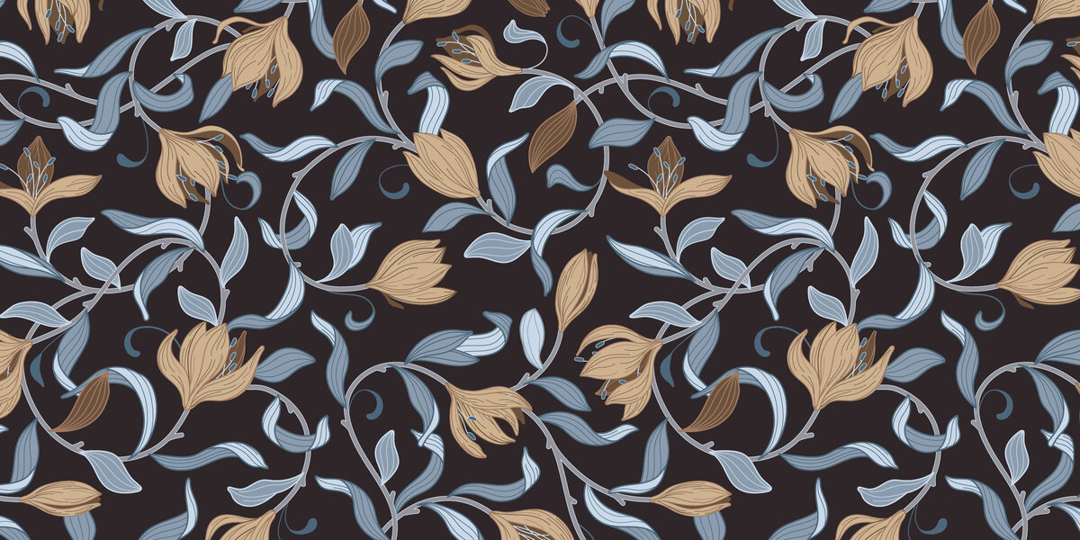 Sunday surface design flowers tulips arts and crafts green acre designs