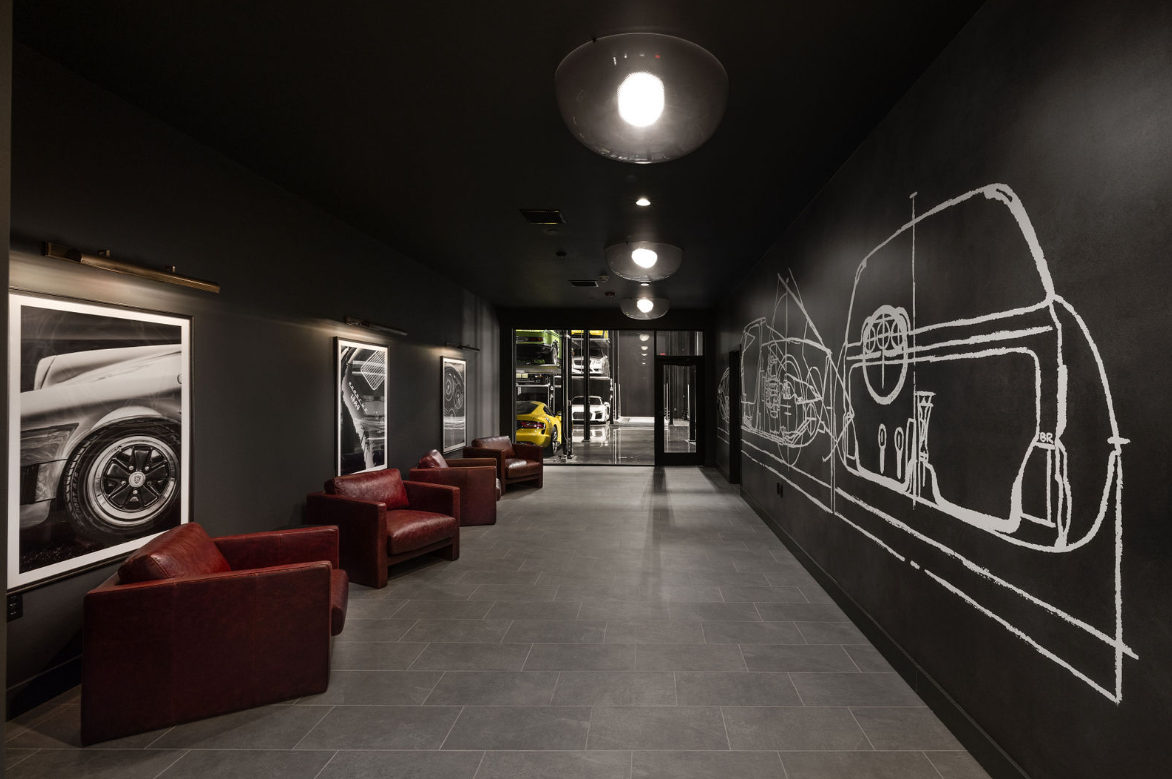 Moody hallway