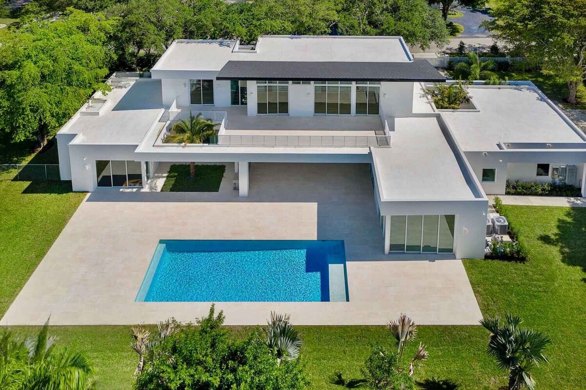 Rectangle swimming pool