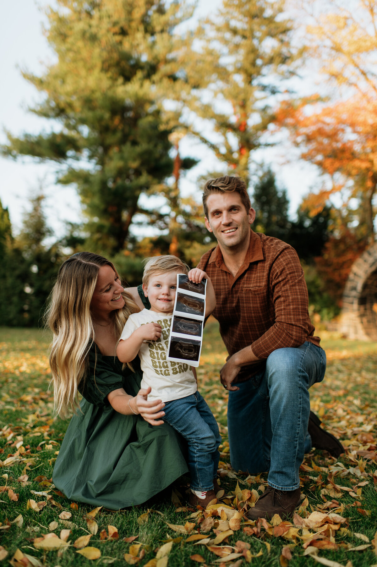 Fall family portrait session South Bend