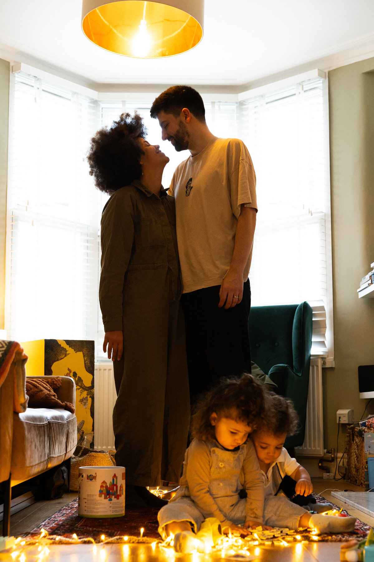 Lifestyle in-home family photoshoots at home