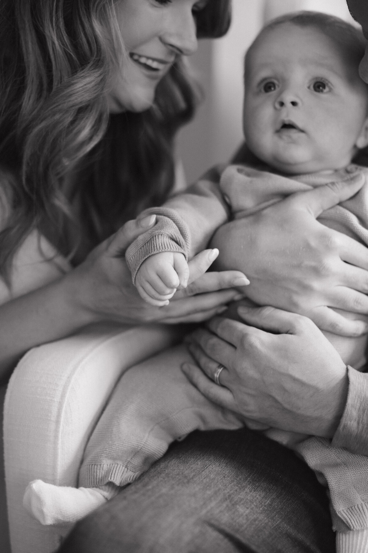 Indianapolis newborn photography mother with baby portrait