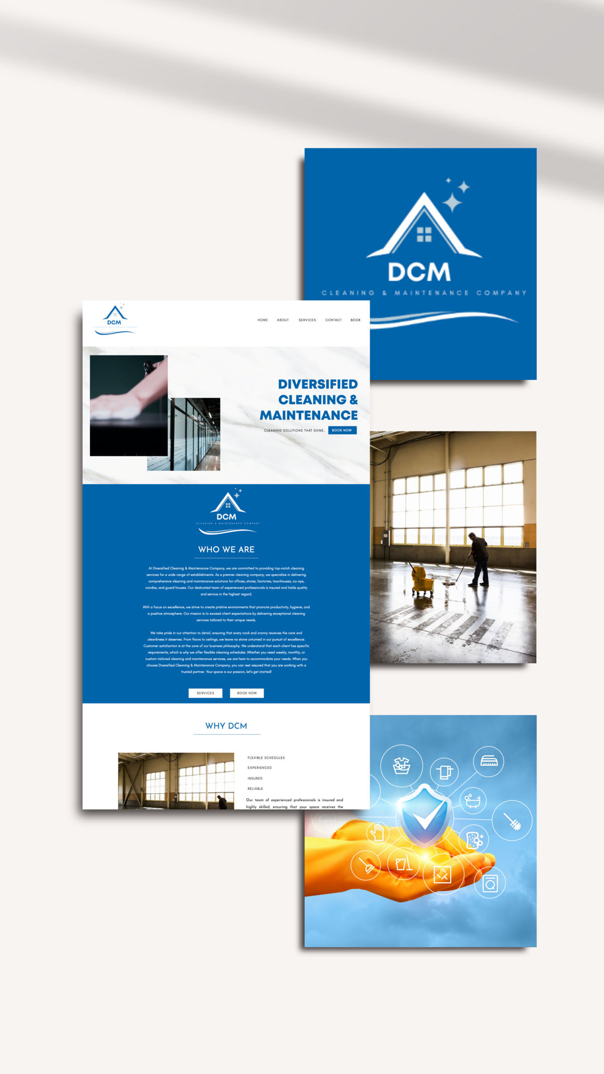 DCM Website Mockup