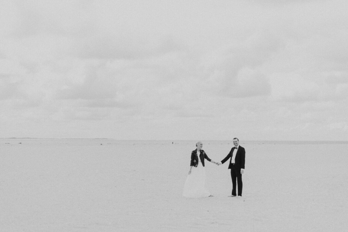 Elopement Couple on beach