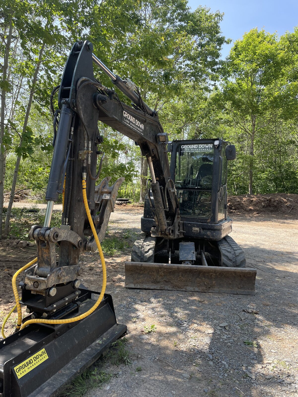 Ground Down Land Management - Excavation Services - Nova Scotia - Property Access - Trail Systems - Driveways - Patios - Landscaping - Mulching