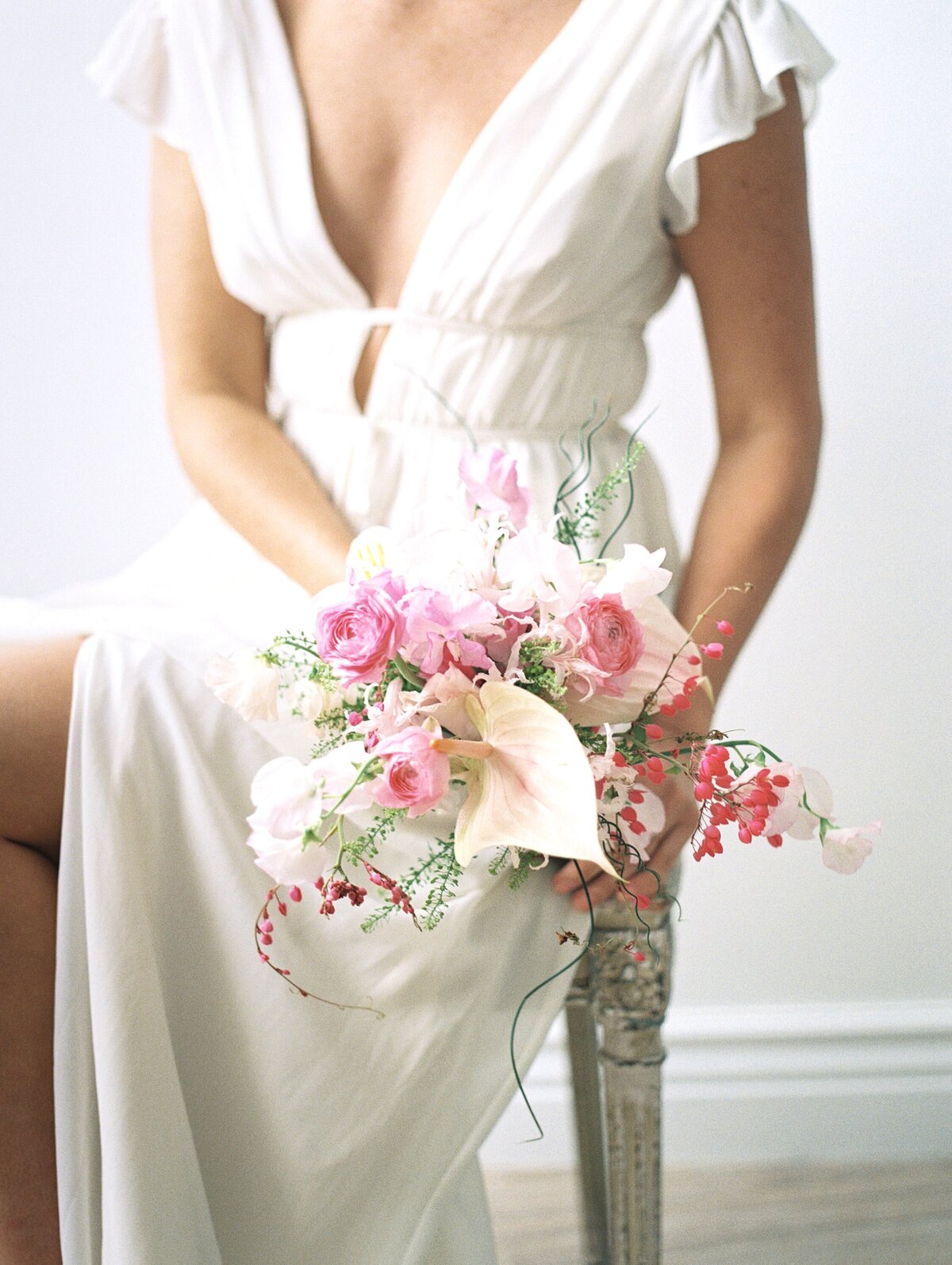 Pink tropical bridal bouquet - Hawaii florist