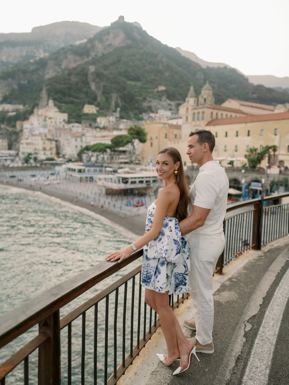 Pre Wedding Session on a boat along the Amalfi Coast-Liz Andolina Photography-4