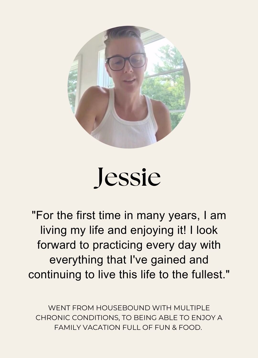 Jessie Testimonial